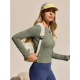 thumbnail image 5 of Women's Striped Long Sleeve T-Shirt, Fitted Casual Crew Neck Top for Everyday Wear and Layering, 5 of 7