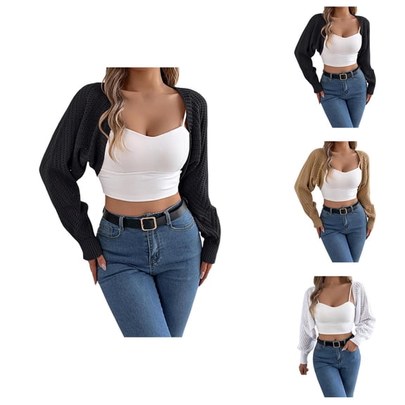 Women's Lightweight Knit Cardigan Summer Casual Loose Fit Open Front Cover Up Boho Beach Vacation Outfit Pure Color Basic Staple Cardigan Sweaters for Women