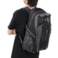 thumbnail image 1 of Mochila de Nailon Impermeable, Capacidad de 40 Litros, Múltiples Bolsillos, Correa de Hombro Ajustables, Ideal para Escalar, Senderismo, Acamp y Viajar, 1 of 7