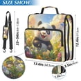 thumbnail image 3 of Zipper Binder Panda 1.5 Inch Binder Folder Bag with Shoulder Strap and Handle, 3 of 8
