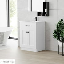 Burdon 24 Bathroom Vanity in White Cabinet Only
