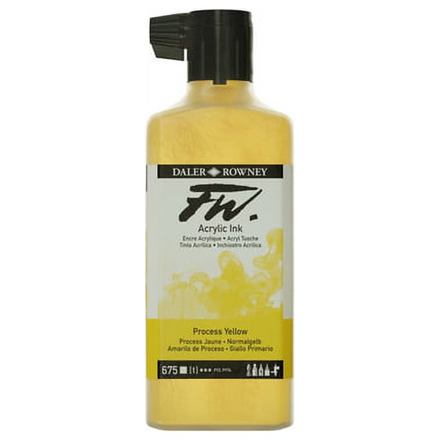DIXON TIC/ DALER/LYRA/DAS D160181675 Encre Acrylique Liquide 6OZ Jaune PROCESS