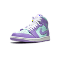 thumbnail image 4 of JORDAN MENS Air Jordan 1 Mid "Purple Pulse / Glacier Blue" 554724 500 554724 500 from Stadium Goods, 4 of 8