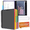 12 Pocket Project Organizer, variant on AGCAN 24 Pcs 3 Ring Binder Dividers with Tabs, Plastic File Dividers Binder Index Dividers with One Front Pocket and Tab, Multicolor, AGCAN Letter Size (9.8×11.2 Inch)