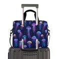 thumbnail image 2 of FORMRS 16" Laptop Bag Carrying Sleeve Case with Handle Travel Shoulder Briefcase, Dark Blue Jellyfish Pattern, 2 of 8