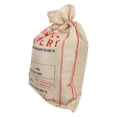 thumbnail image 3 of Northlight Large Christmas Delivery Tied Gift Sack - 27.75" - Beige and Red, 3 of 5