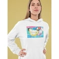 thumbnail image 2 of Image Conscious Elegant Chickens Hoodie Womens -Porter Hastings Designs, Female 3X-Large, 2 of 4
