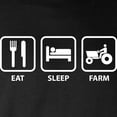 thumbnail image 3 of CafePress - Eat Sleep Farm Long Sleeve Dark T Shirt - Long Sleeve Dark T-Shirt, 3 of 4