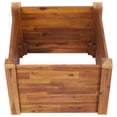 thumbnail image 4 of vidaXL Planter Flower Plant Box for Outdoor Patio Garden Solid Wood Acacia, 4 of 5