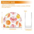 thumbnail image 4 of Yayeee Napkin Holder for Table Kitchen Paper Tissue Organization, Floral Orange, 4 of 8