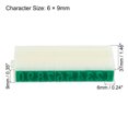thumbnail image 2 of Uxcell 9mm Plastic 9 Digits Font Size 3 Numeral 0-9 Detachable Number Stamp Set, 2 of 5