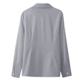 thumbnail image 4 of Women's Button Down Shirts Long Sleeve Dress Shirts Classic Collared Work Office Solid Blouses Tops, 4 of 7