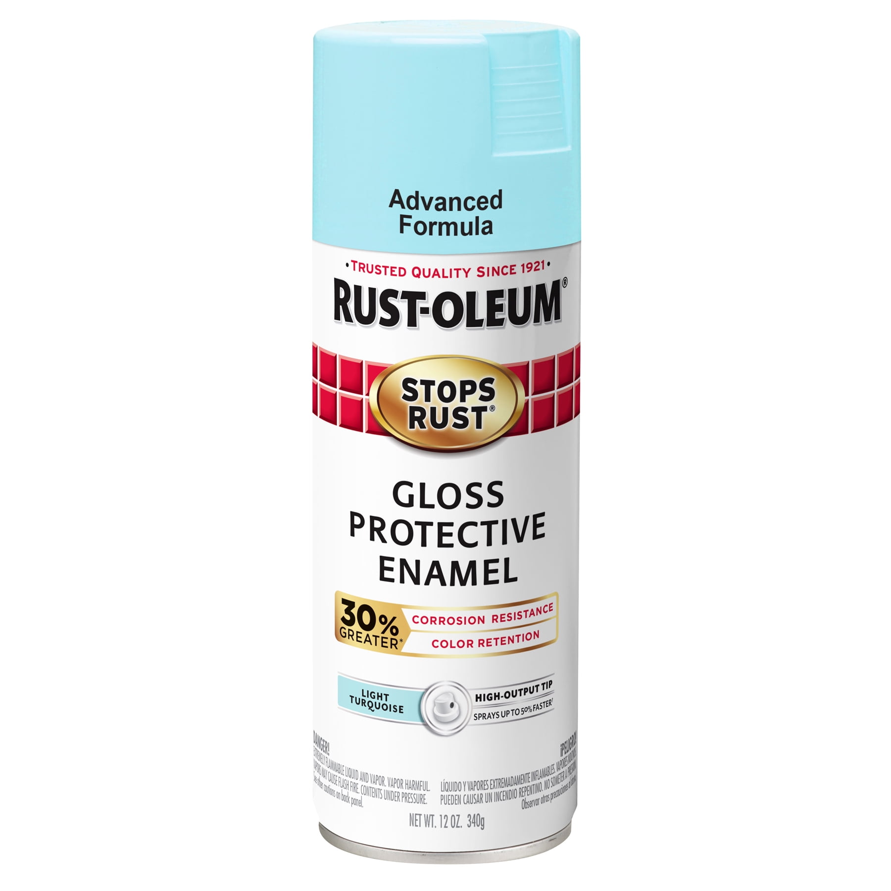 rustoleum light turquoise spray paint