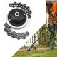 thumbnail image 5 of Chain Trimmer Head Grass Cutter Head Replacement Manganese Steel Lawn Mower Head 1in Hole, 5 of 5
