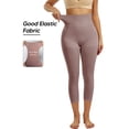 thumbnail image 3 of Athlemo Women High-Waisted Tummy Control Shapewear Capri Anti-Cellulite Leggings, 3 of 7