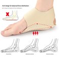 thumbnail image 4 of Shock Absorbings Heel Cushions Sleeve Ergonomic Breathable Adjustable Hook Fastener Suitable for Sports Shoe Comfort, 4 of 8