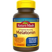 Nature Made Melatonin 4 mg Extended Release Tablets, Dietary Supplement for Restful Sleep, 90 Count, 90 Day Supply