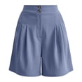 thumbnail image 5 of Women's 5" High Waisted Swim Board Shorts Quick Dry Beach Shorts with Pockets UPF 50+ Swimsuit Bottoms Loose Wide Leg Shorts, 5 of 6
