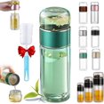 thumbnail image 1 of Infusifie Tea Infuser, Infusifie - Tea Infuser, 2025 New Glass Tea Infuser Bottle, Light Portable Travel Tea Maker with Tea Filter (Green,9.5oz), 1 of 1