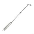Stainless Steel Wood Burning Grill Ash Rake BBQ Soot Cleaning Tool For