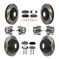 thumbnail image 1 of Transit Auto Front Rear Hub Bearings Assembly Coated Disc Brake Rotors and Semi-Metallic Pads Kit (10Pc) for Car 2016-2020 Kia Sorento FWD - Left Right Side (Driver Passenger) KBB-127044, 1 of 11
