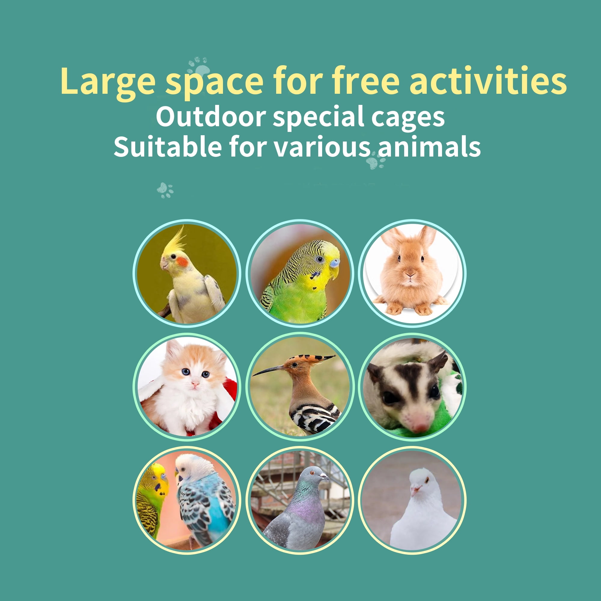 Pefilos 57" Bird Cage for Parakeets, Green Cheek Conures, Pigeons, Indoor Bird Aviaries with Rolling Stand, Metal Bird Aviaries Bird's Nest, Gray Pefilos 57" Bird Cage for Parakeets, Green Cheek Conures, Pigeons, Indoor Bird Aviaries with Rolling Stand, Metal Bird Aviaries Bird's Nest, Gray
