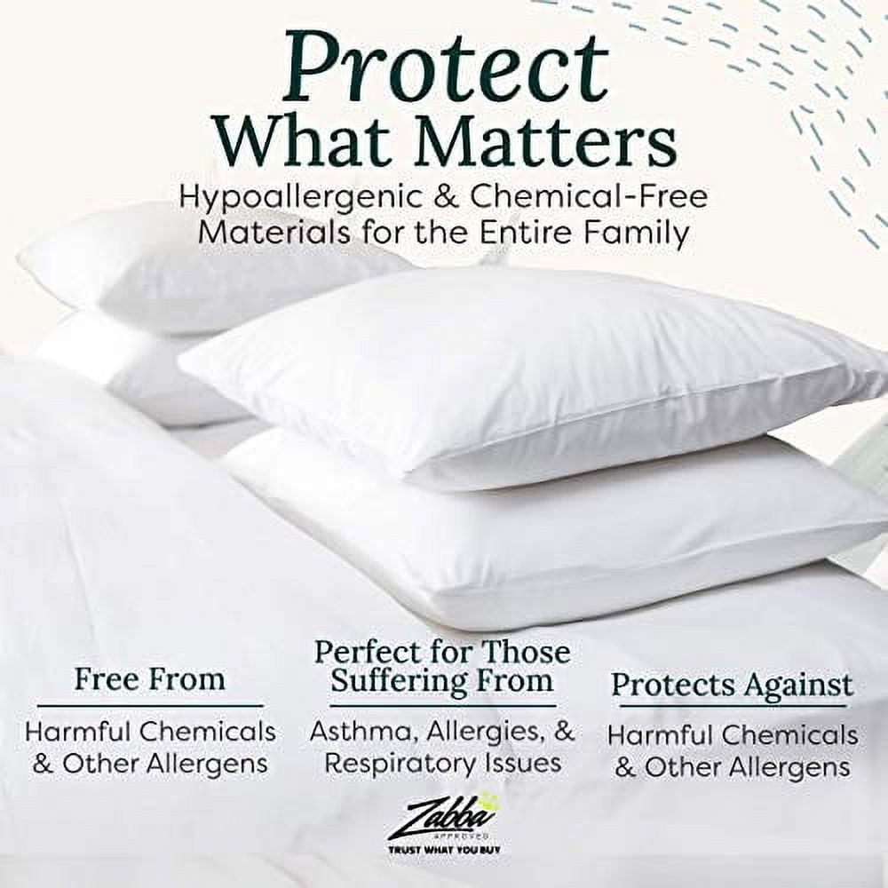Zen Bamboo Gel Extra Soft Pillow with Cover, Queen, Set of 2 Zen Bamboo Gel Extra Soft Pillow with Cover, Queen, Set of 2