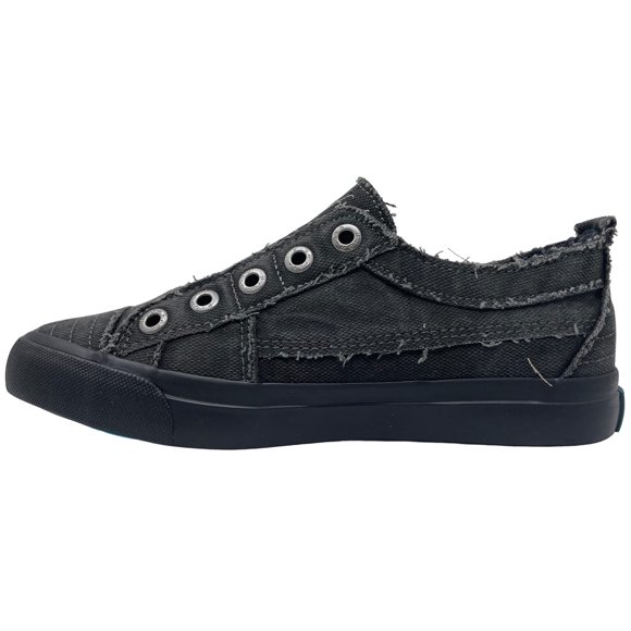 Blowfish Malibu Play Black Smoked 16 Oz Canvas/Black Outsole 7 M