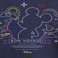 thumbnail image 3 of Disney - Mickey Mouse - Cruise Time - Bon Voyage - Youth Long Sleeve Graphic T-Shirt, 3 of 5