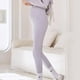 thumbnail image 5 of Mallas deportivas para embarazadas Overbelly: pantalones deportivos suaves con bolsillo para cinturón de yoga para embarazadas, 5 of 5