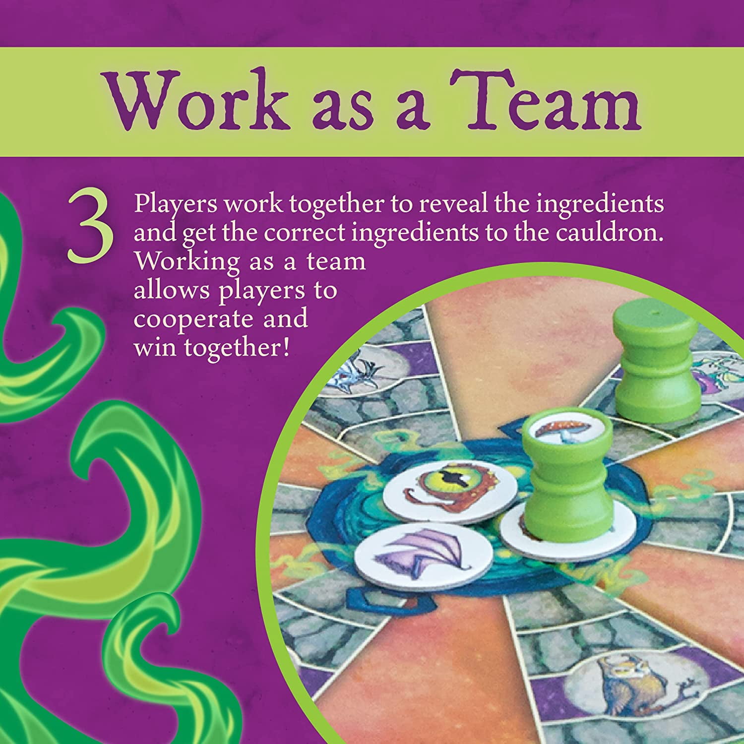 Peaceable Kingdom Cauldron Quest Game, Cooperative Game for Kids, 2 to 4 Players