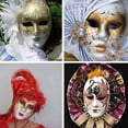 thumbnail image 2 of Máscara Blanca, 36 Piezas de Halloween Máscara de Cara Completa Máscara de Bricolaje En Blanco Danza Fiesta de Cosplay, 2 of 8