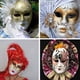 thumbnail image 2 of Máscara , 24 Piezas de Halloween Máscara de Cara Máscara de Bricolaje en Blanco Danza Fiesta de Cosplay, 2 of 8