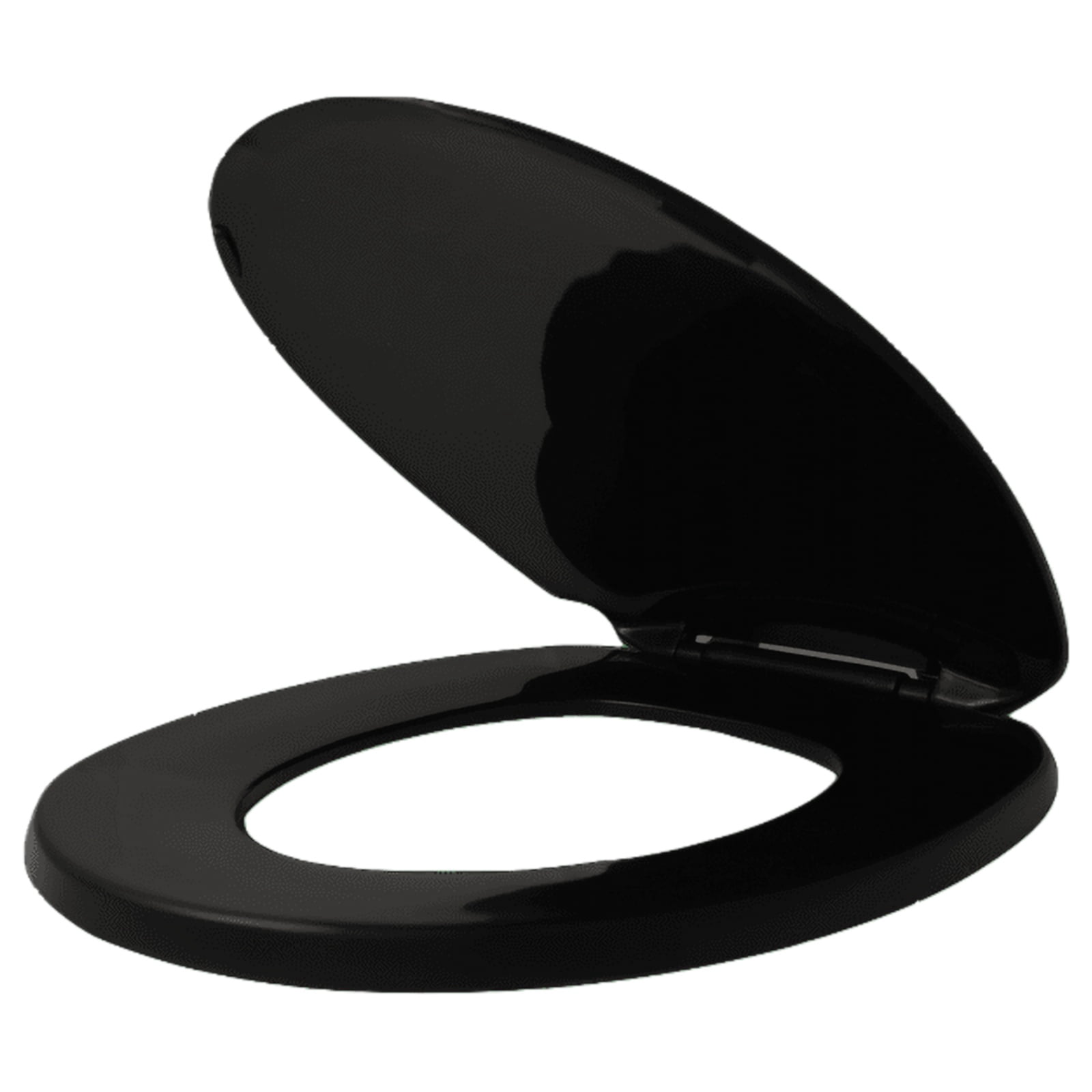 Centoco 200-407 Round Plastic Toilet Seat, Residential and Light Weight Commercial, Black