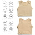 thumbnail image 5 of XUJI Women's Breathable Chest Binder Compression Bra Tank Top (N, 3XL), 5 of 6