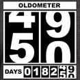thumbnail image 3 of CafePress - 50Th Birthday Oldometer Dark T Shirt - Men's Classic Graphic Cotton T-Shirt, 3 of 4
