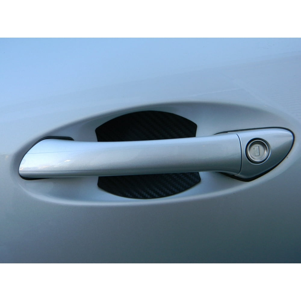 Carbon Fiber Auto Accessory Door Handle Scratch Cover Guards Protector
