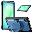 thumbnail image 2 of XYX Case for Samsung Galaxy Tab A11/ Tab A9 8.7 Inch 2025/2023 with Rotating Stand, Shoulder Strap, 2in1 Shockproof Cover, Navy Blue, 2 of 7