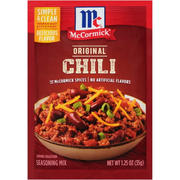 McCormick Classic Chili Seasoning Mix Packet, 1.25 oz