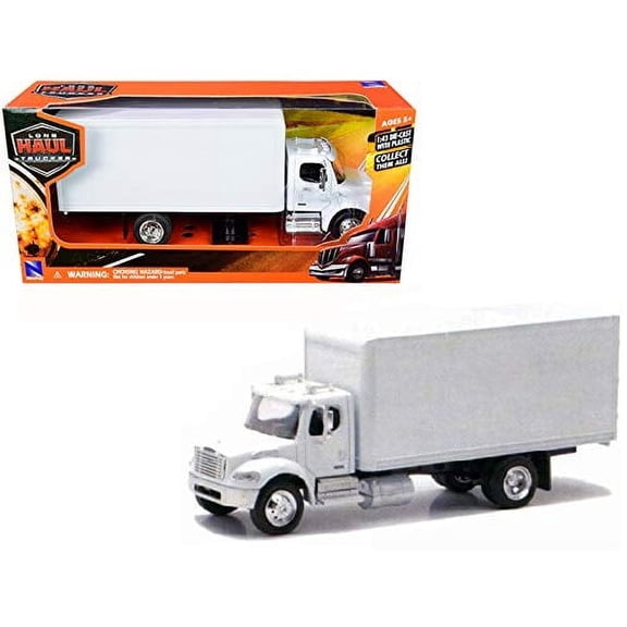 NewRay Freightliner M2 Box Truck, 1:43 Scale, White