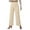 Beige, variant on DuoJiaJ 2025 Women's Wide Leg Work Pants High Waist Business Casual Slacks Trousers Linen Casual Pants Women