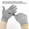 thumbnail image 3 of Cheers US 1Pair Safe Cut Resistant Gloves Food Grade for Kitchen Anti slip Fine Workmanship High Strength Anti Puncture Arm Gloves for Industry, 3 of 8