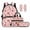 Strawberry Donut Axolotl, variant on Sea Turtle Print Backpack for Girls 4 Piece School Bookbag with Lunch Bag Lightweight School Bag for Girls 10-12 Elementary Backpack with Pencil Box 2pcs Bookmark