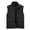 (Casual 115)Black, variant on Mens Vest Solid Color Sleeveless Jacket Big & Tall Casual Man Stand Collar Multi-Pocket Zipper Waistcoat Top Plus Size
