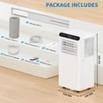 thumbnail image 4 of EastVita 10,000 BTU Portable Air Conditioner- 3-In-1 Cooling, Dehumidifier & Fan, Covers Up to 450 Sq.Ft, 24-Hour Timer, Remote Control, 4 of 8