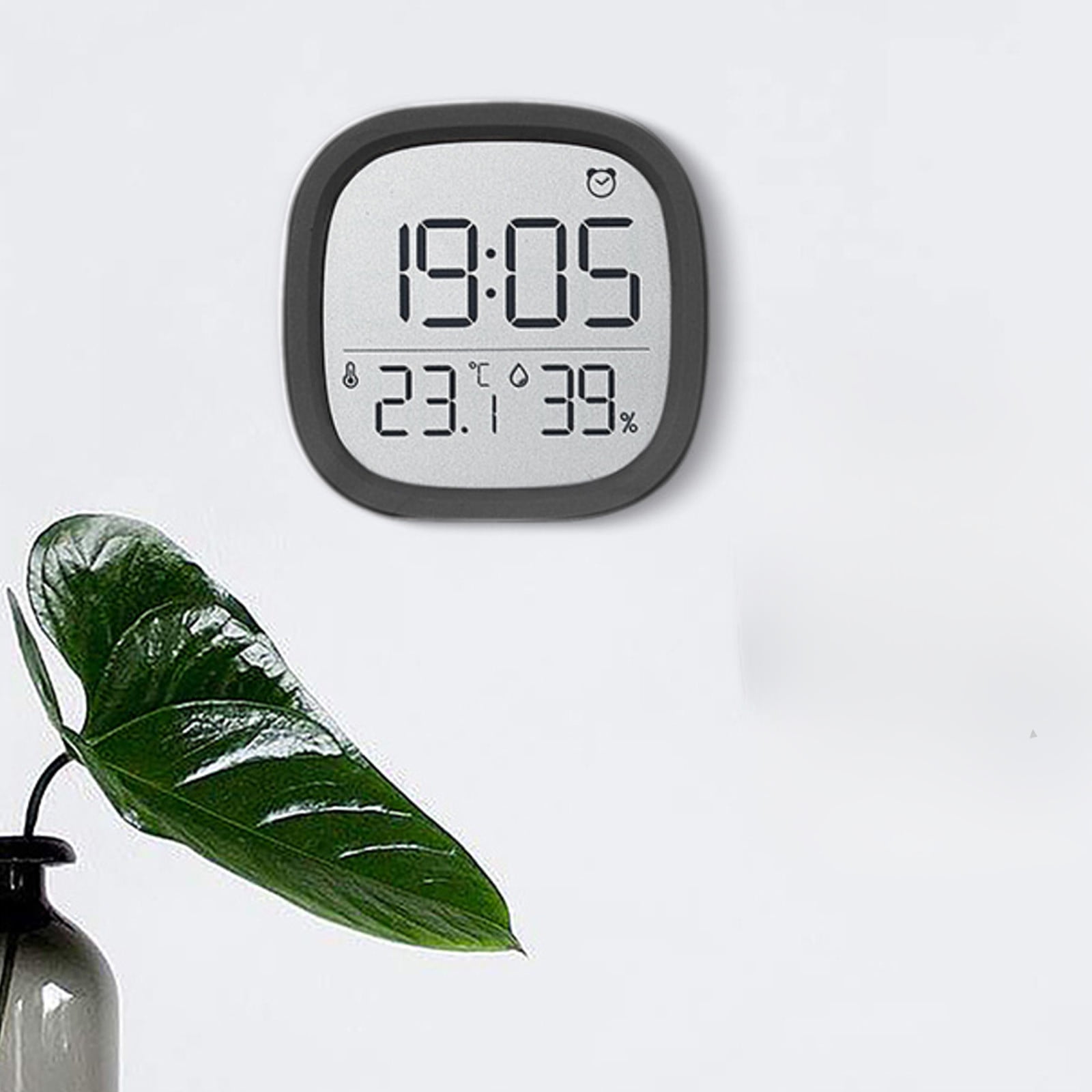 TaTaai 4Pcs LCD Screen Magnetic Clock Digital Small for Fridge Stove with Clip Kitchen Timer Clocks Large Screen Loud Alarm Multi-Functional Countdown for Baking Sports Office Classroom