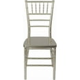 thumbnail image 4 of YYEAN Mahogany Resin Stacking Chiavari Chair 18.5"D x 15.75"W x 36.5"H-Champagne, 4 of 11