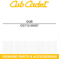 thumbnail image 6 of CUB CADET 712-05007 Nut Ctrlck Flg Hex  Z Force LTX SZ Tank 42 44 46 48 50 54, 6 of 9