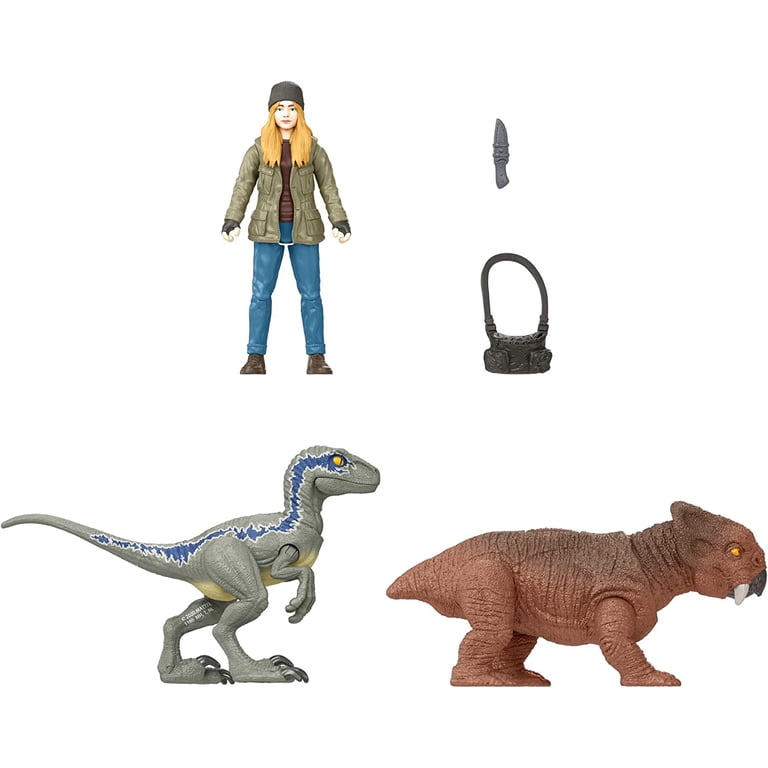 ジュラシック・ワールド Maisie & Velociraptor 'Beta' 2022 Mattel Jurassic World Dominion Maisie, Velociraptor Beta