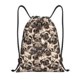 thumbnail image 1 of Xecao Pug Pattern Sports Drawstring Backpack - String Swim Gym Bag with Wet Proof Pocket for Women&Men-Small, 1 of 6